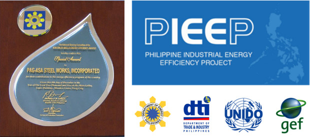 Pagasa Steel Don Abello Award & PIEPP for Environmental Safety